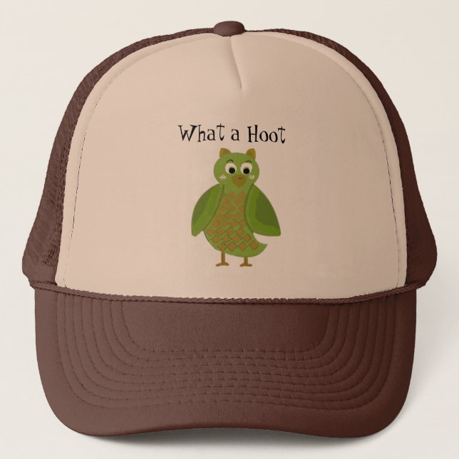 Casquette What a Hoot - Chouette verte (Devant)