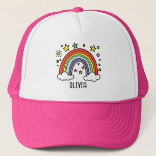 Casquette Whimsical Rainbow Personnalisé Girls
