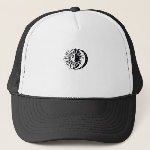 Casquette Whimsigoth Aquarelle Sun Moon Witchy Classic