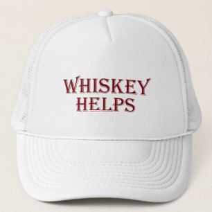 Casquette Whiskey aide à drôles l'alcool dit whisky citation