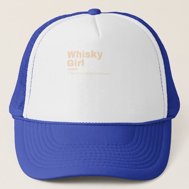 Casquette Whisky Girl - Whisky (Devant)