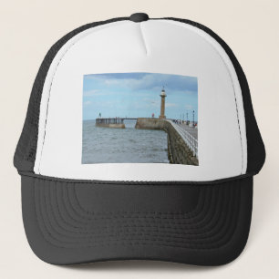 Casquette Whitby dans le North Yorkshire, Angleterre.