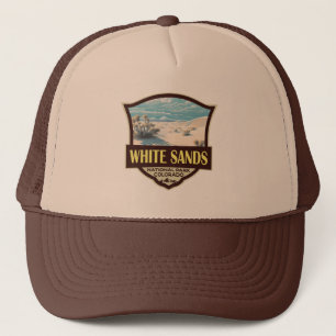 Casquette White Sands National Park Travel Art Vintage