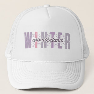 Casquette Winter Wonderland - Typographie Festive Art