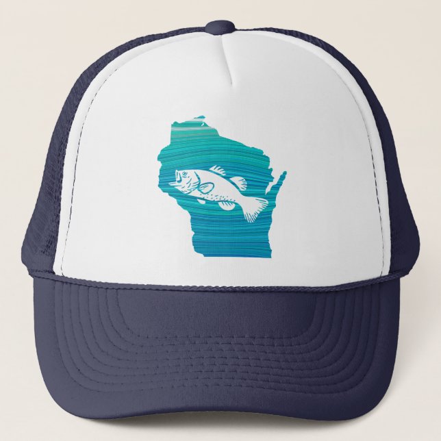 Casquette Wisconsin Wisconsin Pêche (Devant)