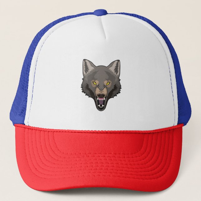 Casquette Wolf en colère (Devant)