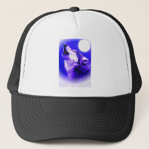 Casquette Wolf Howling à Moon