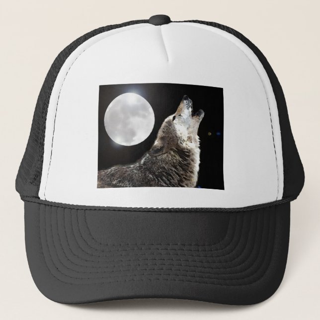 Casquette Wolf & Moon (Devant)