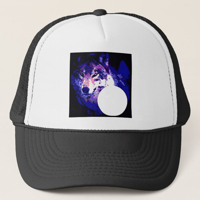 Casquette Wolf & Moon (Devant)