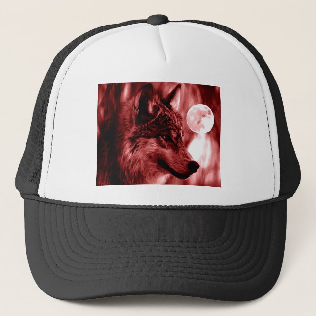 Casquette Wolf & Moon (Devant)