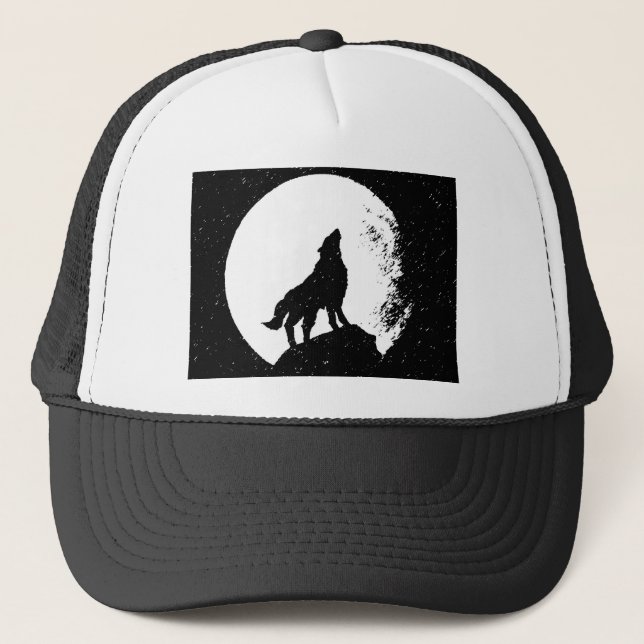 Casquette Wolf & Moon Silhoutte (Devant)