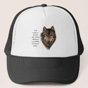 Casquette Wolf totem Inspirational Spirit Guide Animal pour