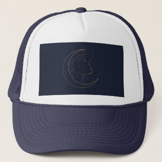 Casquette Woman Line Art Personalized