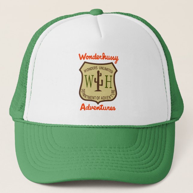 Casquette Wonderhussy Adventures Desert Badge Trucker Hat (Devant)