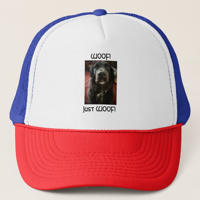 CASQUETTE WOOF, JUSTE WOOF ! (Devant)
