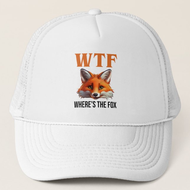 Casquette WTF - Où est le Fox (Devant)