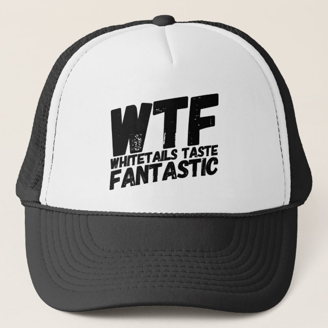 Casquette WTF Whitetails Goût fantastique (Devant)