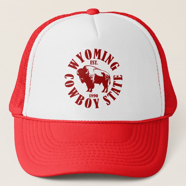 Casquette Wyoming, État Cowboy (Devant)