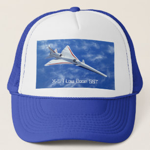 Casquette X-59 Low Boom Supersonic Jet Aircraft