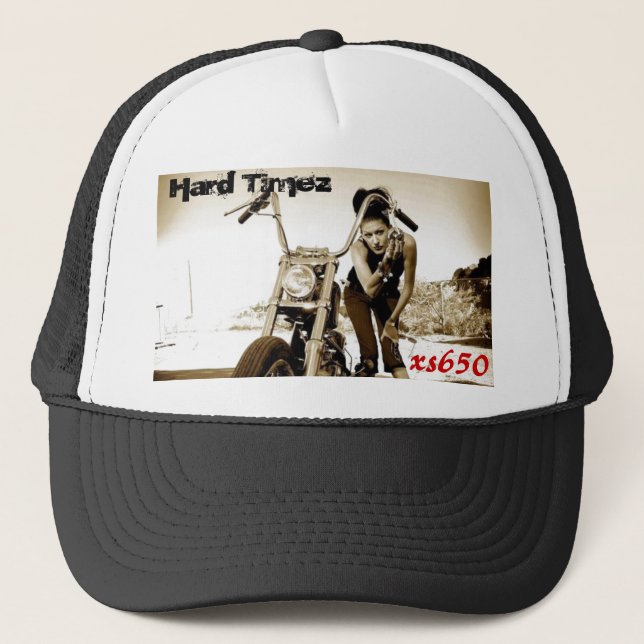 Casquette xs650, Timez dur,… yamaha de bobber (Devant)