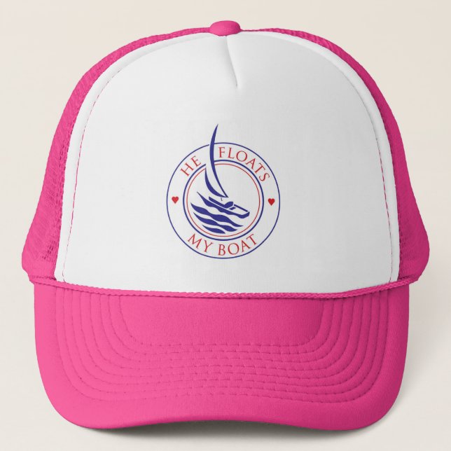 Casquette YachTees_He Floats My Boat_true love (Devant)