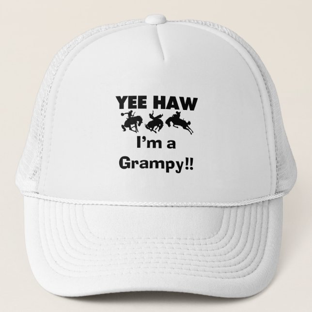 Casquette Yee Haw Je suis un T-shirts Grampy et des cadeaux (Devant)
