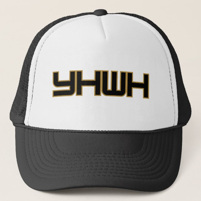 Casquette YHWH Inspirationnel Fondé Sur La Foi Pour Les Croy (Devant)