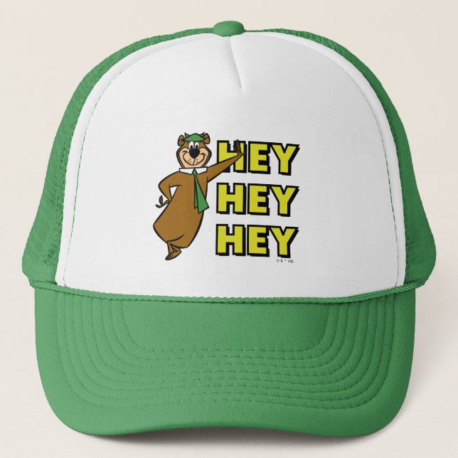 Casquette Yogi Bear Hey Hey Hey (Devant)