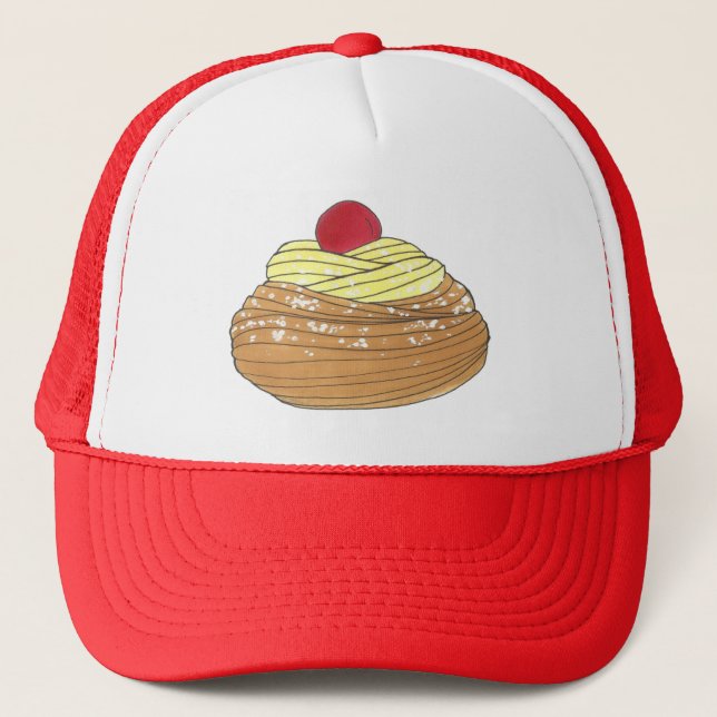 Casquette ZEPPOLE Italien Frit Pâtisserie Dough Boulangerie  (Devant)