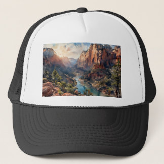 Casquette Zion Canyon at Sunrise, 