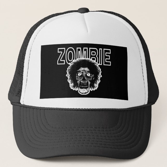 Casquette ZOMBIE avec tête (Devant)