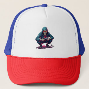 Casquette Zombie Gamer - Funny Halloween Gaming Shirt