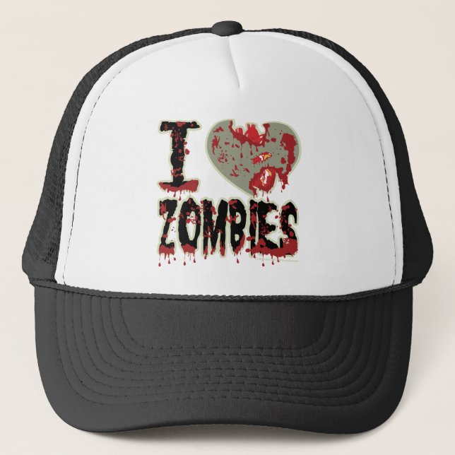 Casquette zombis du coeur i (Devant)
