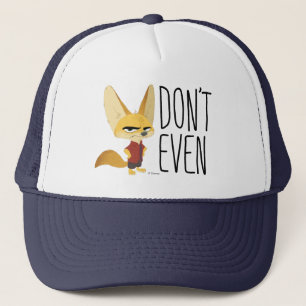 Casquette Zootopia Finnick - N'insistez même pas !