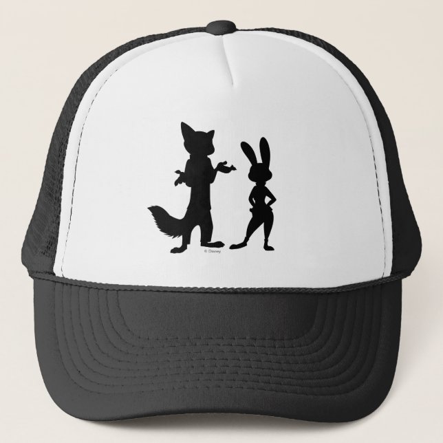 Casquette Zootopia | Judy & Nick Silhouette (Devant)