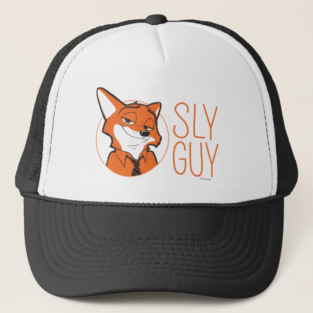 Casquette Zootopia | Nick Wilde - Guy Rusé (Devant)