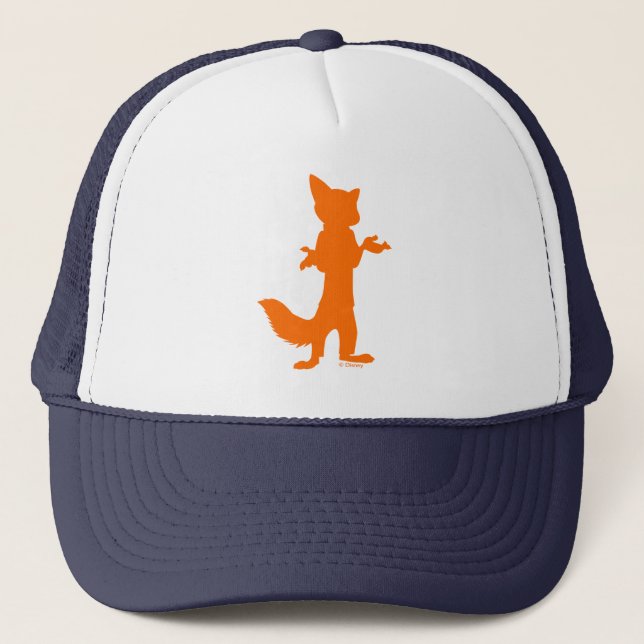 Casquette Zootopia | Nick Wilde Silhouette (Devant)