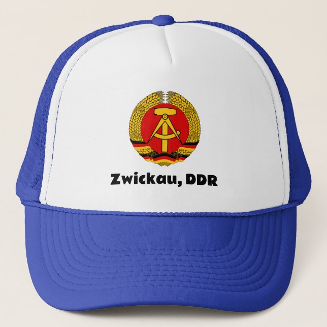 Casquette Zwickau, Allemagne - Retro East German (DDR, GDR) (Devant)