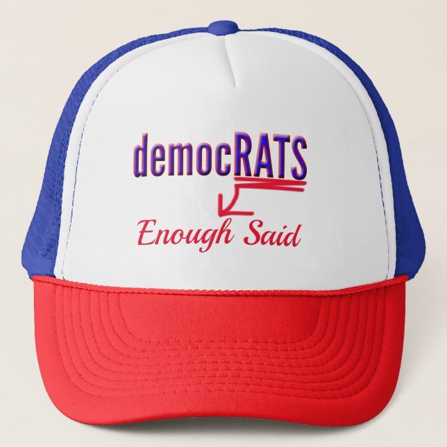 Casquettes anti-démocrates en Casquette (Devant)