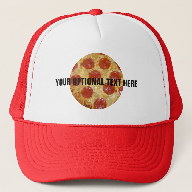 Casquettes de coutume de PIZZA (Devant)