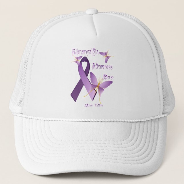 Casquettes de jour de conscience de fibromyalgie (Devant)