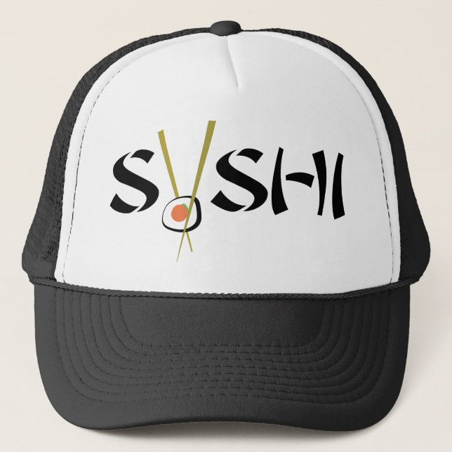 Casquettes de la planète biologique Raw Sushi (Devant)