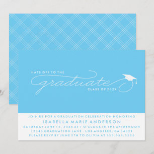 CASQUETTES DE L'ENTRÉE AU DIPLÔME   INVITATION À L