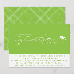 CASQUETTES DE L'ENTRÉE AU DIPLÔME   INVITATION À L