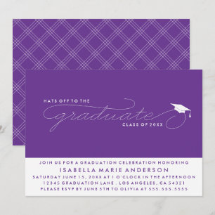 CASQUETTES DE L'ENTRÉE AU DIPLÔME   INVITATION À L