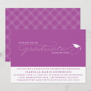 CASQUETTES DE L'ENTRÉE AU DIPLÔME   INVITATION À L