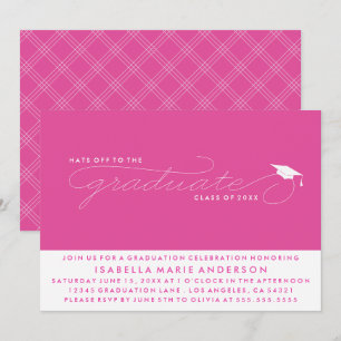 CASQUETTES DE L'ENTRÉE AU DIPLÔME   INVITATION À L