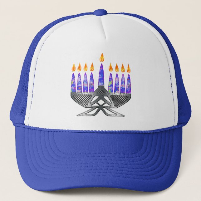 Casquettes de Menorah en métal (Devant)