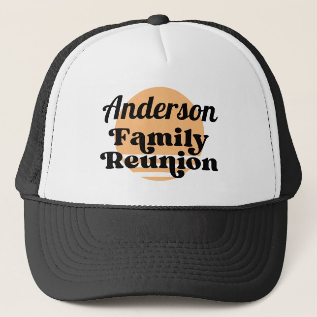 Casquettes de réunion familiale (Devant)