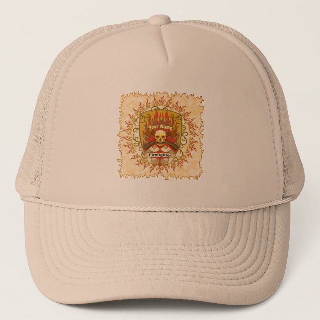 Casquettes du pompier du Bouclier crânien (Devant)